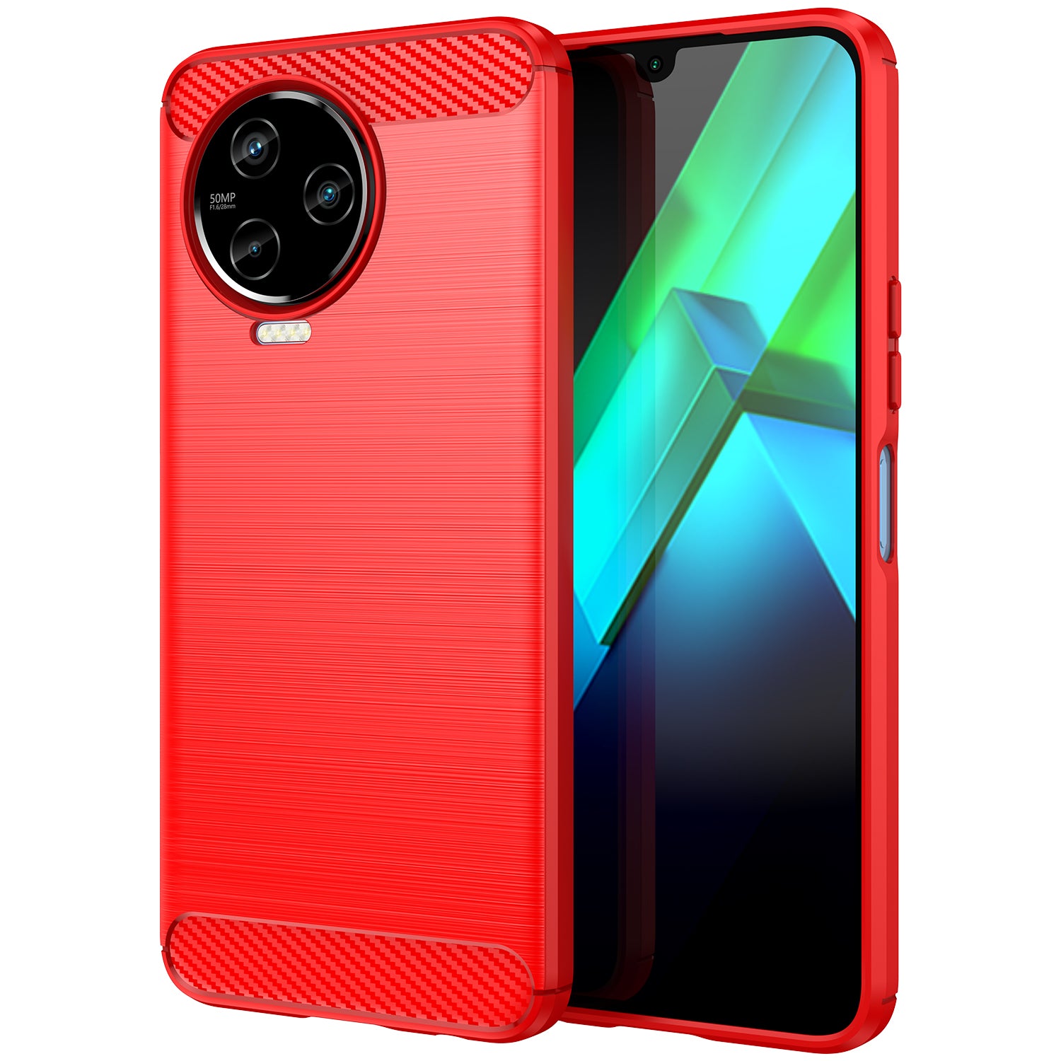 Protective Phone Case For Infinix Note 12 (2023) 4G Carbon Fiber Texture Brushed Surface Mobile Phone Back Cover Protective Phone Case For Infinix Note 12 (2023) 4G Carbon Fiber Texture Brushed Surface Mobile Phone Back Cover
